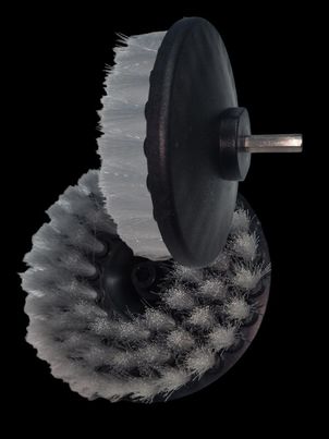 DIAMOND CARPET BRUSH WITH DRILL ATTACHMENT